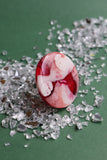 35mm Guava, Ruby Red & White Ring - SIZE P 1/2 AUS = US 8