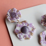 Lilac Blooms - Statement Earrings 1