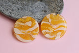 Handcrafted Resin Earrings - 'Sunshine & Clouds' (Customisable)